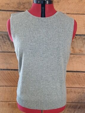 August Silk - Sz XL Silk And Cashmere Knit Shell
